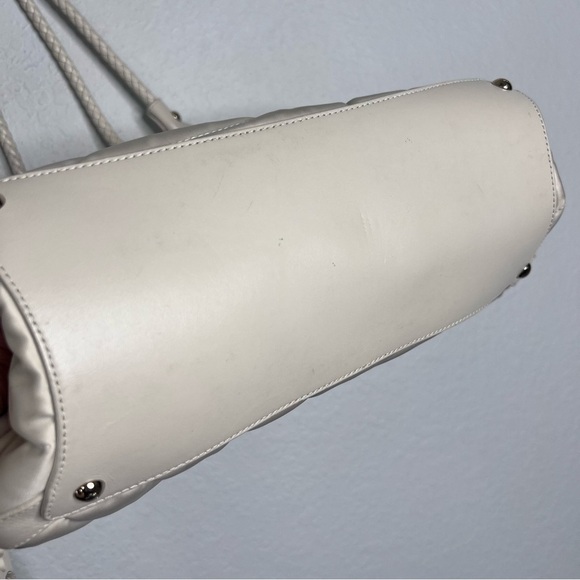 Montblanc Purse Shoulder Bag Starisma Dalila Off White Drawstring Hobo Nylon - Picture 11 of 16